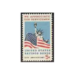 تمبر خارجی - 1 عدد تمبر صرفه جویی در اوراق قرضه - آمریکا 1966