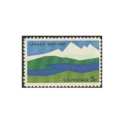 تمبر خارجی - 1 عدد تمبر قلمرو کانادا - آمریکا 1967