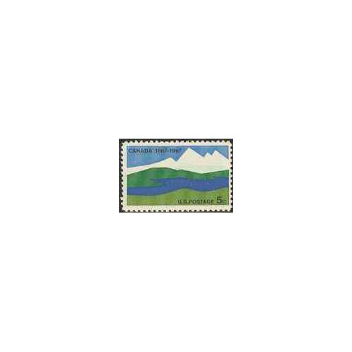 تمبر خارجی - 1 عدد تمبر قلمرو کانادا - آمریکا 1967
