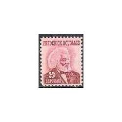 تمبر خارجی - 1 عدد تمبر فردریک داگلاس - روزنامه نگار ، دیپلمات و نویسنده - آمریکا 1967