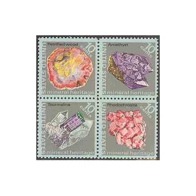 4 عدد تمبر کانی ها - آمریکا 1974