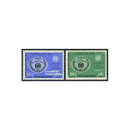 2 عدد تمبر 21 امین سالگرد سازمان ملل متحد - سوریه 1966 2 عدد تمبر 21 امین سالگرد سازمان ملل متحد - سوریه 1966