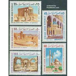 5 عدد تمبر ساختمانهای باستانی - سوریه 1969