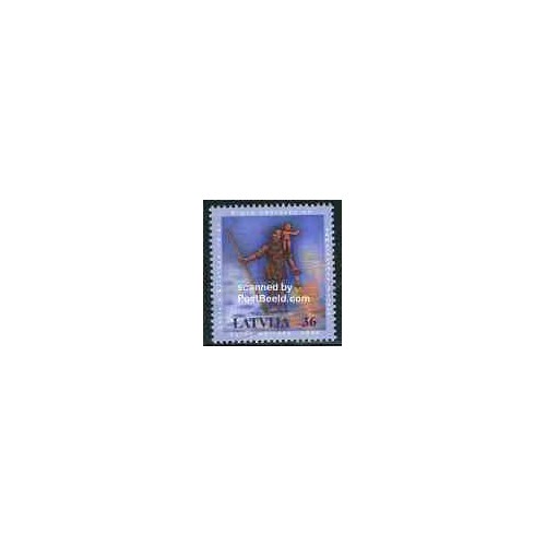 تمبر خارجی - 1 عدد تمبر کریستوفر - لتونی 2006