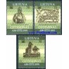 تمبر خارجی - 3 عدد تمبر قدمیناس - دوک بزرگ لیتوانی - لیتوانی 1991
