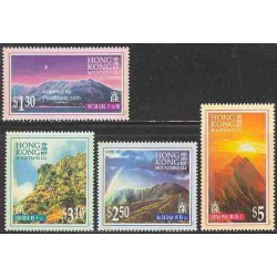 تمبر خارجی -  4 عدد تمبر کوهستان - هنگ کنگ 1996