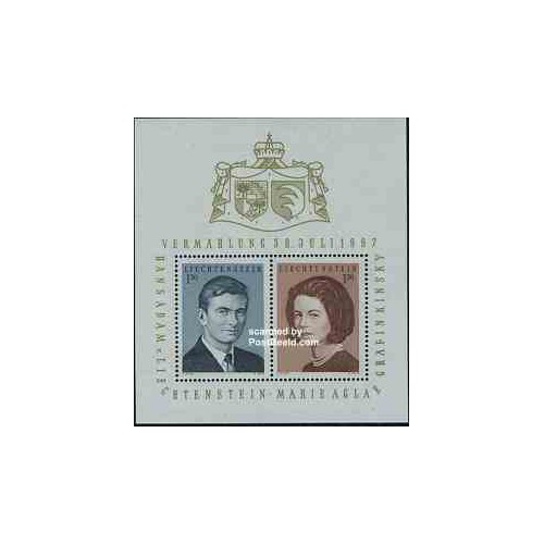 سونیرشیت ازدواج سلطنتی - لیختنشتاین 1967 سونیرشیت ازدواج سلطنتی - لیختنشتاین 1967