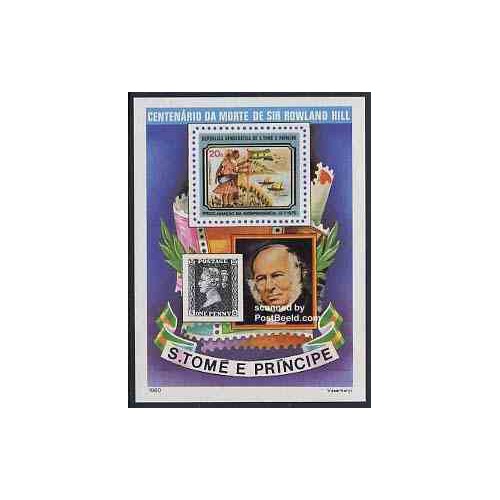 سونیرشیت بدون دندانه سر رولند هیل - با تصویر اولین تمبر پستی 1980