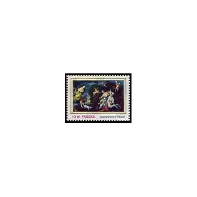 1 عدد تمبر، نمایشگاه تمبر - تابلو نقاشی اثر برناردو استروزی - لهستان 1979