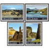 4 عدد تمبر مناظر - ایسلند 1970