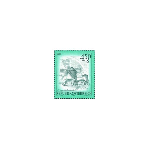 1 عدد تمبر سری پستی - مناظر - 4.5s - اتریش 1976
