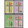 4 عدد تمبر کریستمس  - بوتسوانا 1972