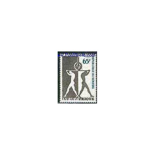 1 عدد تمبر مشترک اروپا آفریقا - Europafrique  - سنگال 1973