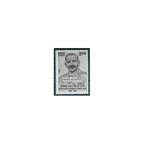 1 عدد تمبر سرتیپ راجیندر سینگ - هندوستان 1999