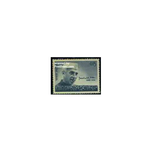 1 عدد تمبر جواهر لعل نهرو - هندوستان 1964