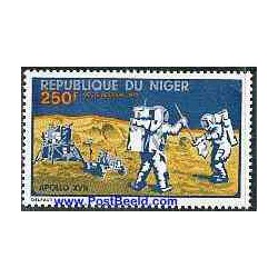 1 عدد تمبر آپولو 17 - نیجر 1972