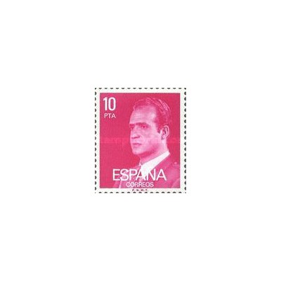 1 عدد تمبر سری پستی  - پادشاه خوان کارلوس اول - 10Pta - اسپانیا 1977