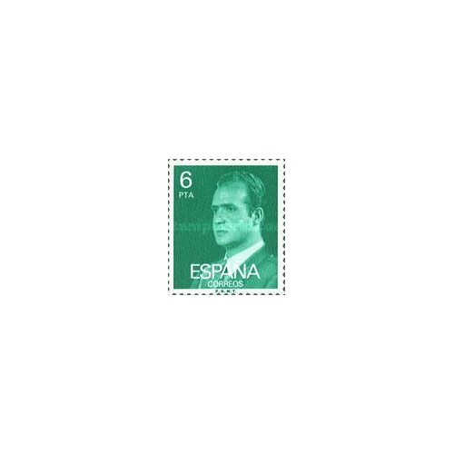 1 عدد تمبر سری پستی  - پادشاه خوان کارلوس اول - 6Pta - اسپانیا 1977