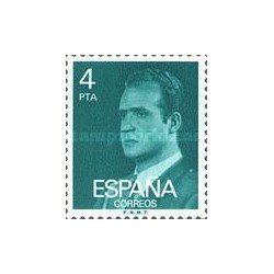 1 عدد تمبر سری پستی  - پادشاه خوان کارلوس اول - 4Pta - اسپانیا 1977