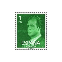 1 عدد تمبر سری پستی  - پادشاه خوان کارلوس اول - 1Pta - اسپانیا 1977