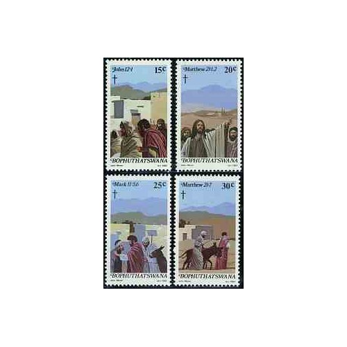 4 عدد تمبر عید پاک - آفریقای جنوبی - بوتسوانا 1982