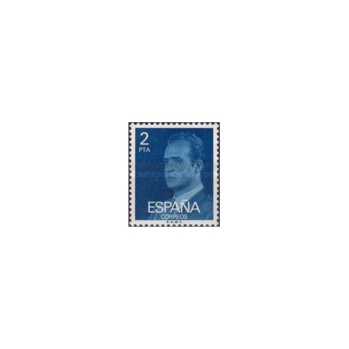 1 عدد تمبر سری پستی  - پادشاه خوان کارلوس اول - 2Pta - اسپانیا 1976