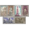 6 عدد تمبر سال مقدس کمپوستلا - اسپانیا 1971