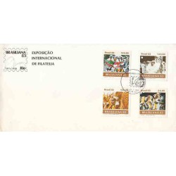 پاکت مهر روز -  نمایشگاه بین المللی تمبر برزیلیانا - برزیل 1983