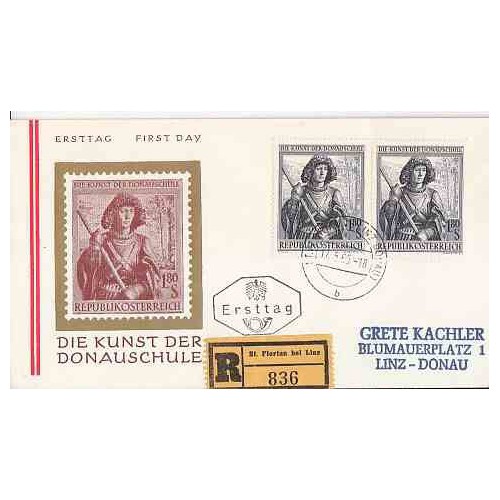 پاکت مهر روز - Donauschule - اتریش 1965 پاکت مهر روز - Donauschule - اتریش 1965