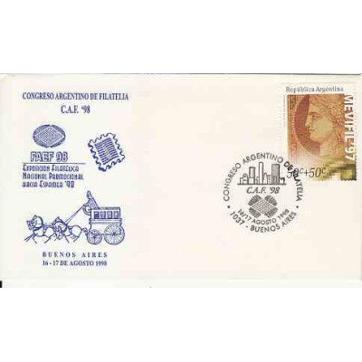 پاکت مهر روز - Mevifil - آرژانتین 1997