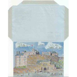 پاکت نامه هوائی 10/5 پنس  - آئروگرام طراحی Ruari McLean - انگلستان 