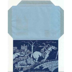 پاکت نامه هوائی 6 پنس  - آئروگرام طراحی  Fraser Haston - انگلستان 