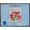 سونیرشیت فنلاندیا - نمایشگاه تمبر فنلاند - گلها - لائوس 1988