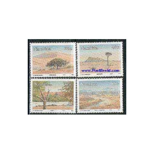 4 عدد تمبر بیابان - نامیبیا 1993