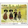 1 عدد  تمبر هنر - نقاشی - فرانسه 2009