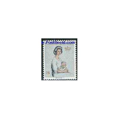 1 عدد تمبر ملکه - لیختنشتاین 1965