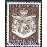 1 عدد تمبر نشان ملی - لیختنشتاین 1969