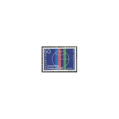 1 عدد تمبر رقابتهای ژیمناستیک بازل - سوئیس 1969
