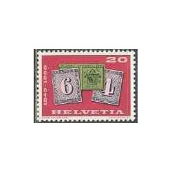 1 عدد تمبر پورت استانی - سوئیس 1968