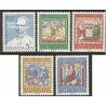 5 عدد تمبر تابلو - Pro Patria - سوئیس 1967