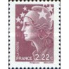 1 عدد تمبر سری پستی - 2.22 -  ماریان و اروپا - فرانسه 2009