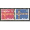 2 عدد تمبر مشترک اروپا - Europa Cept - سوئیس 1971