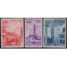 3 عدد تمبر تابلو - حفاظت از ونیز - موناکو 1972