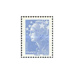 1 عدد تمبر سری پستی - 1.3 -  ماریان و اروپا - فرانسه 2009