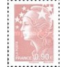 1 عدد تمبر سری پستی - 0.9 -  ماریان و اروپا - فرانسه 2009