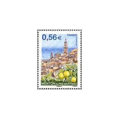 1 عدد تمبر گردشگری - منتون - فرانسه 2009