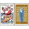 2 عدد تمبر کریستمس - استرالیا 1977