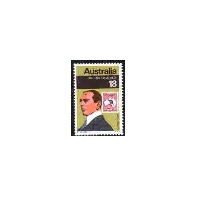 1 عدد تمبر هفته ملی تمبر - استرالیا 1976