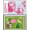 2 عدد تمبر کریستمس - استرالیا 1976