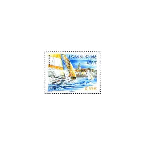 1 عدد تمبر گردشگری - Les Sables d'Olonne - فرانسه 2009 1 عدد تمبر گردشگری - Les Sables d'Olonne - فرانسه 2009